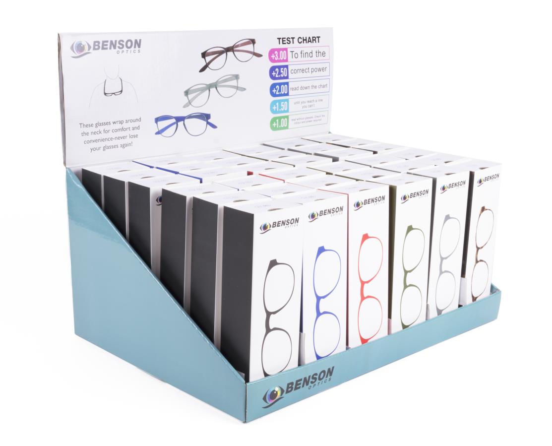 Reading glasses bangkok flex mix display