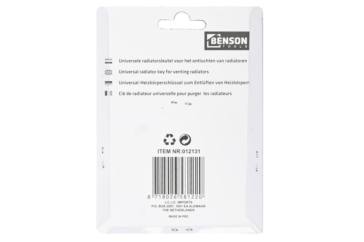 Clé de purge de radiateur 2 pcs