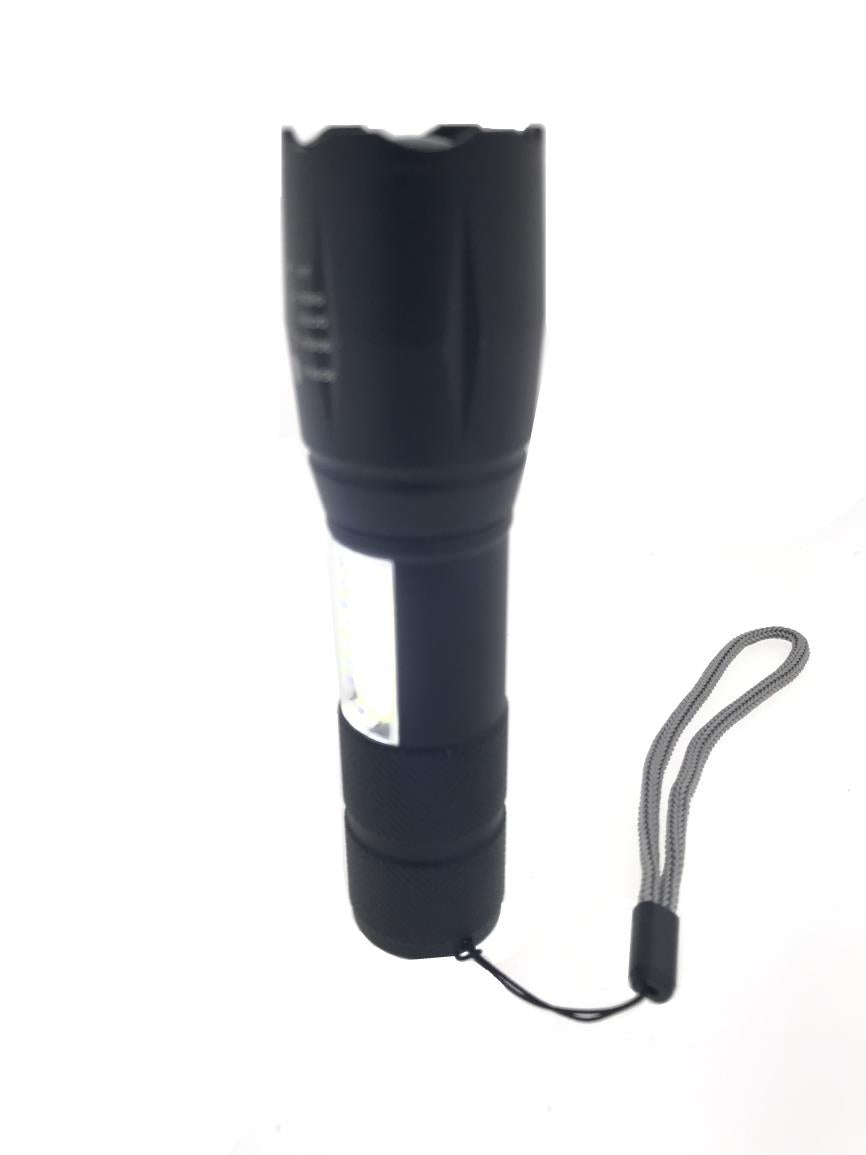 Torch tactical 5W LED + 3W COB 2-in-1 rechargeable