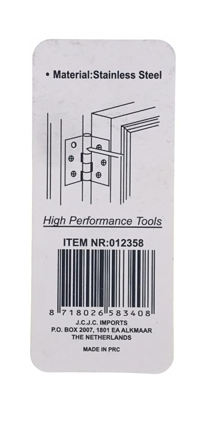 Scharnier 1.5" 2 dlg RVS