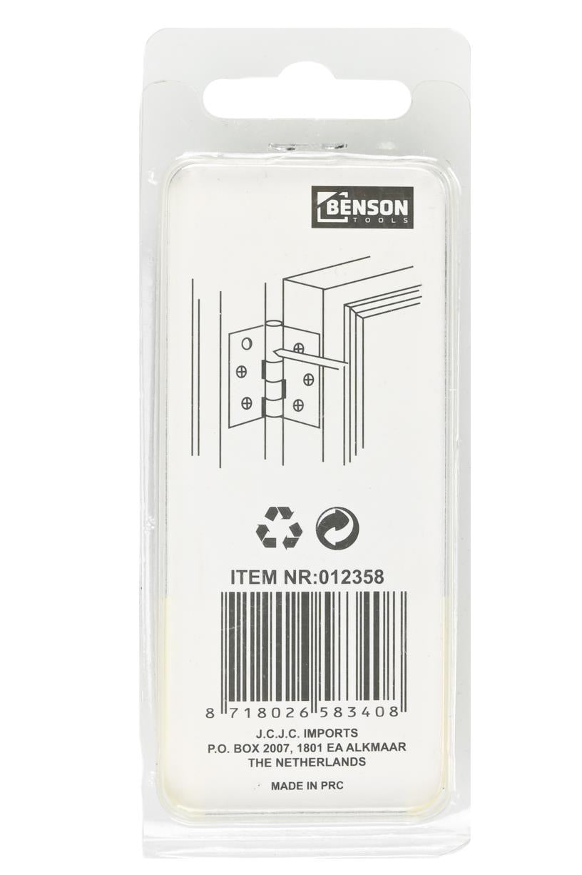 Scharnier 1.5" 2 dlg RVS