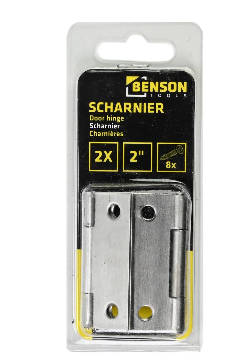 Doorhinge 2 pcs 2" SS
