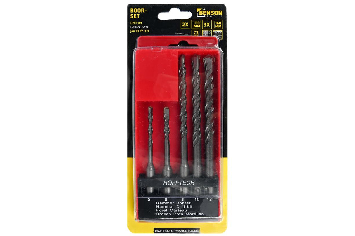 Drill set 5 pcs concrete SDS+