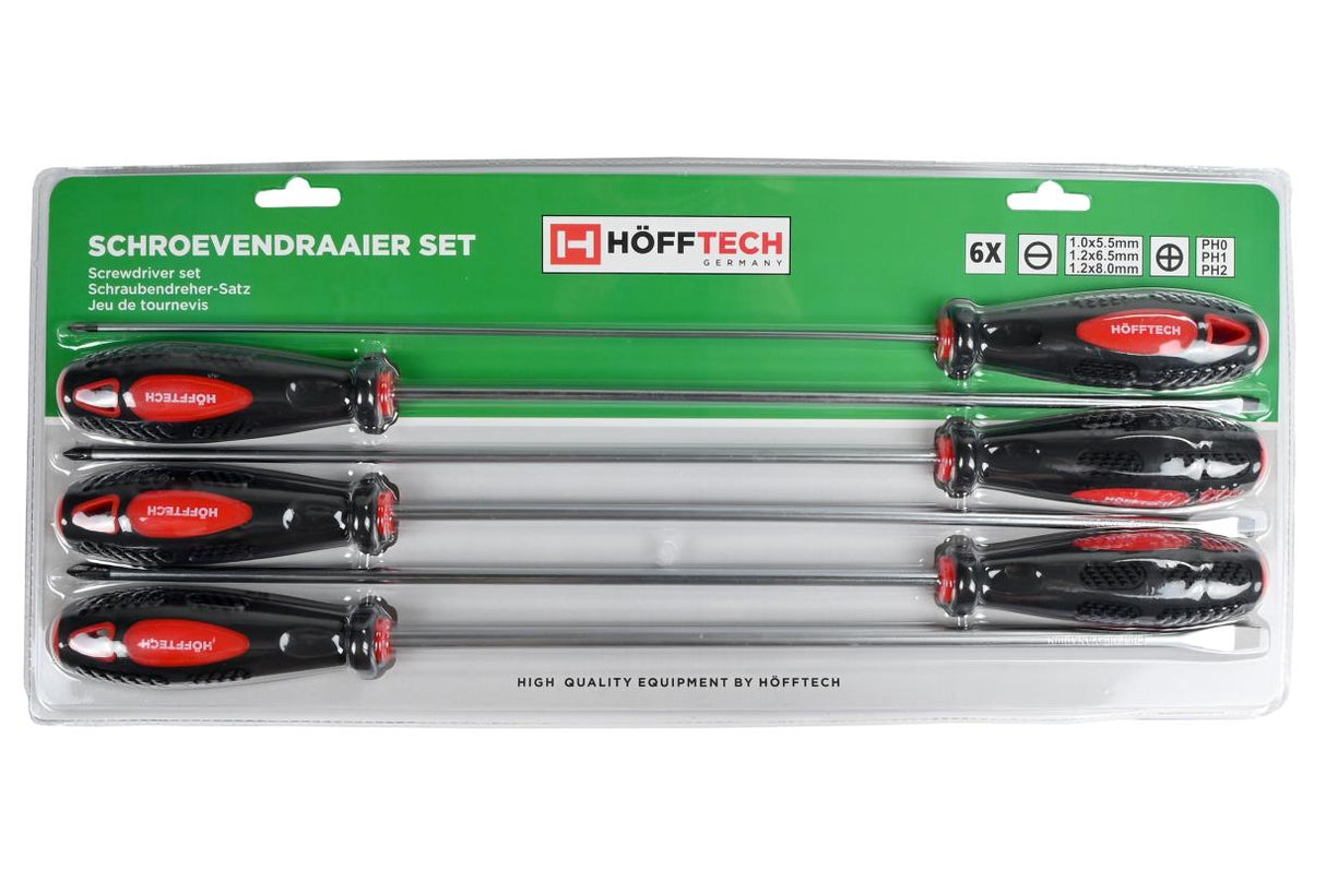Schroevendraaier set 6 dlg lang