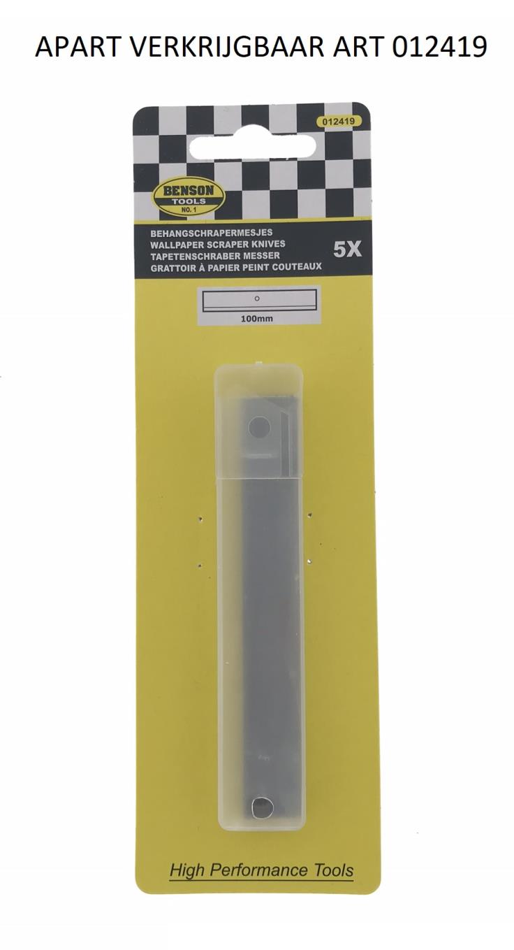 Wallpaper scraper 100 mm + 5 scraper inserts