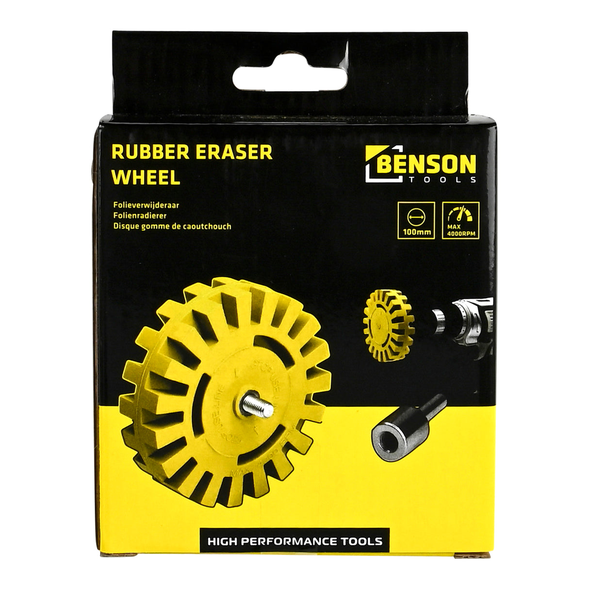 Disque gomme de caoutchouch 100 mm