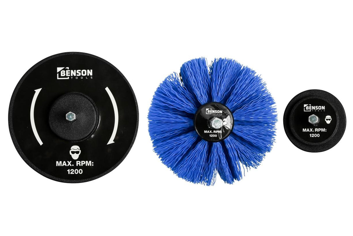 Drill brush set 3 pcs