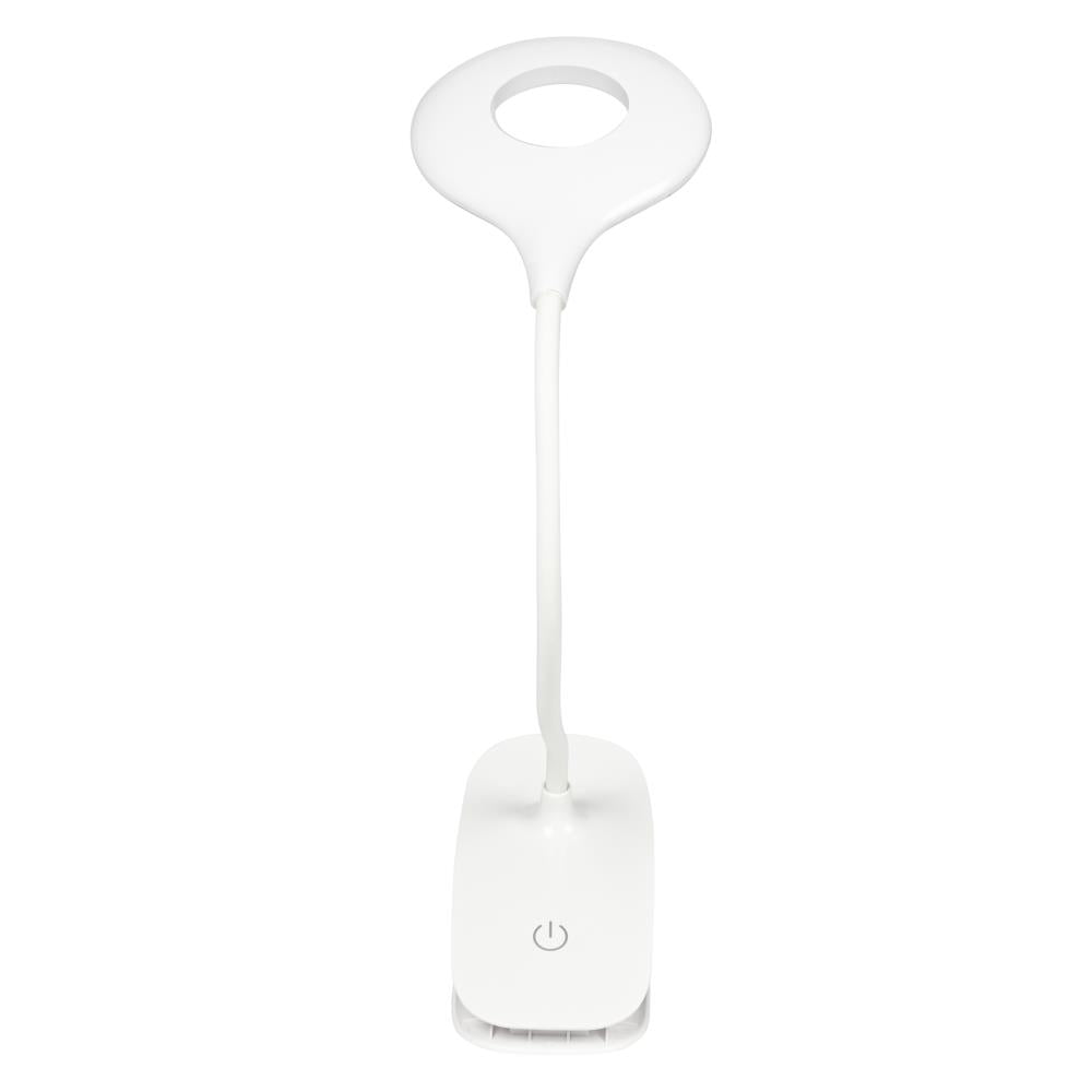 LED klemlamp 3W oplaadbaar + dimbaar