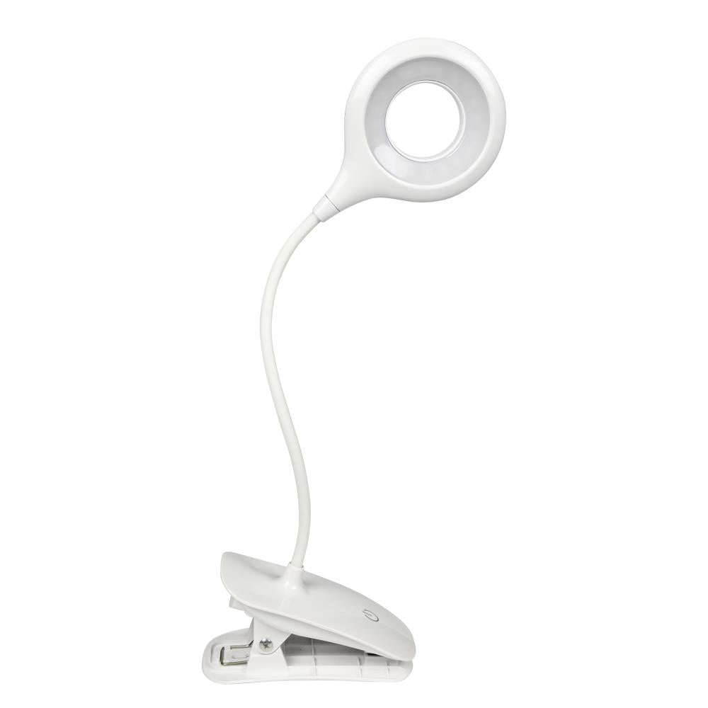 LED klemlamp 3W oplaadbaar + dimbaar