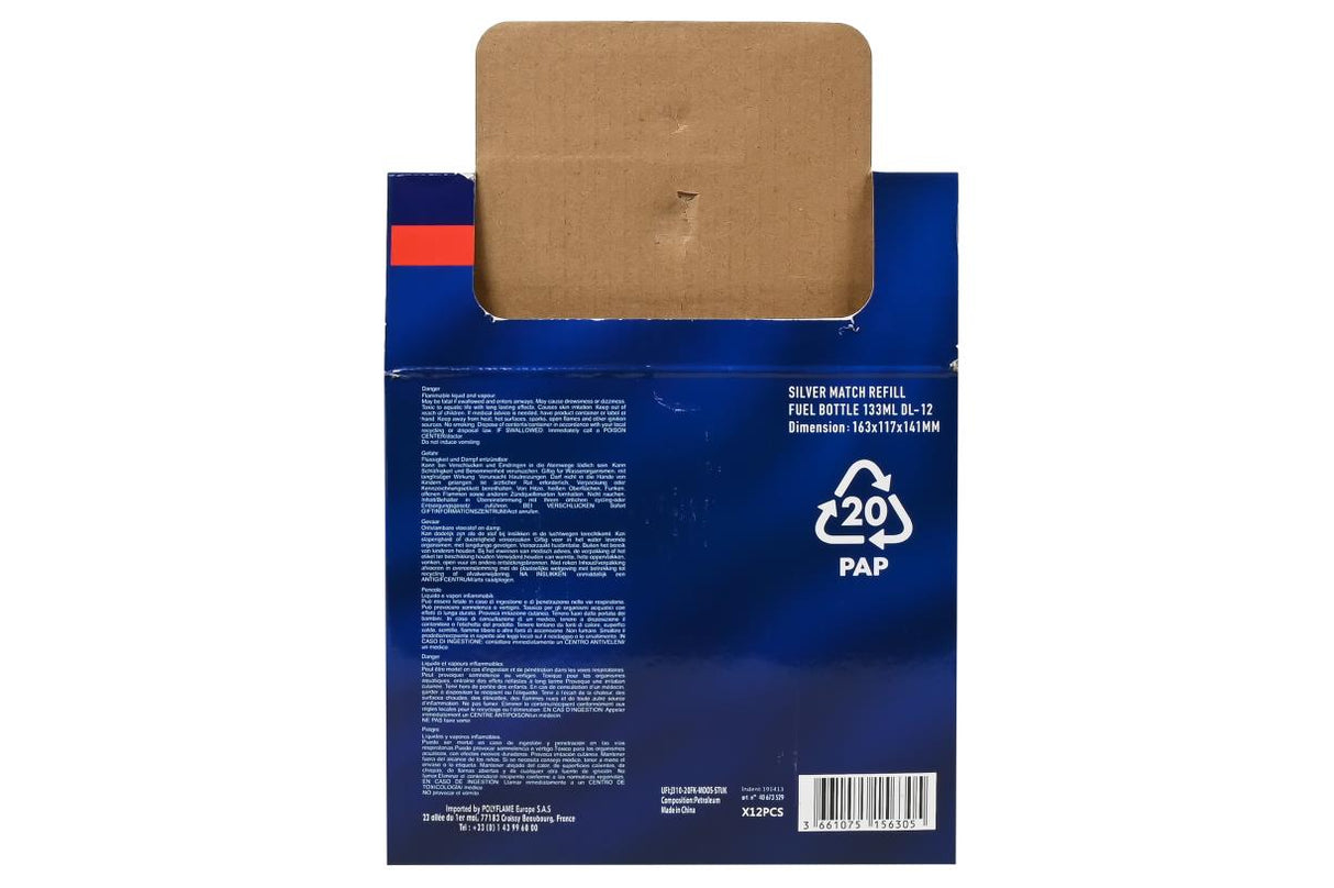 Silver match lighter fluid 133 ml