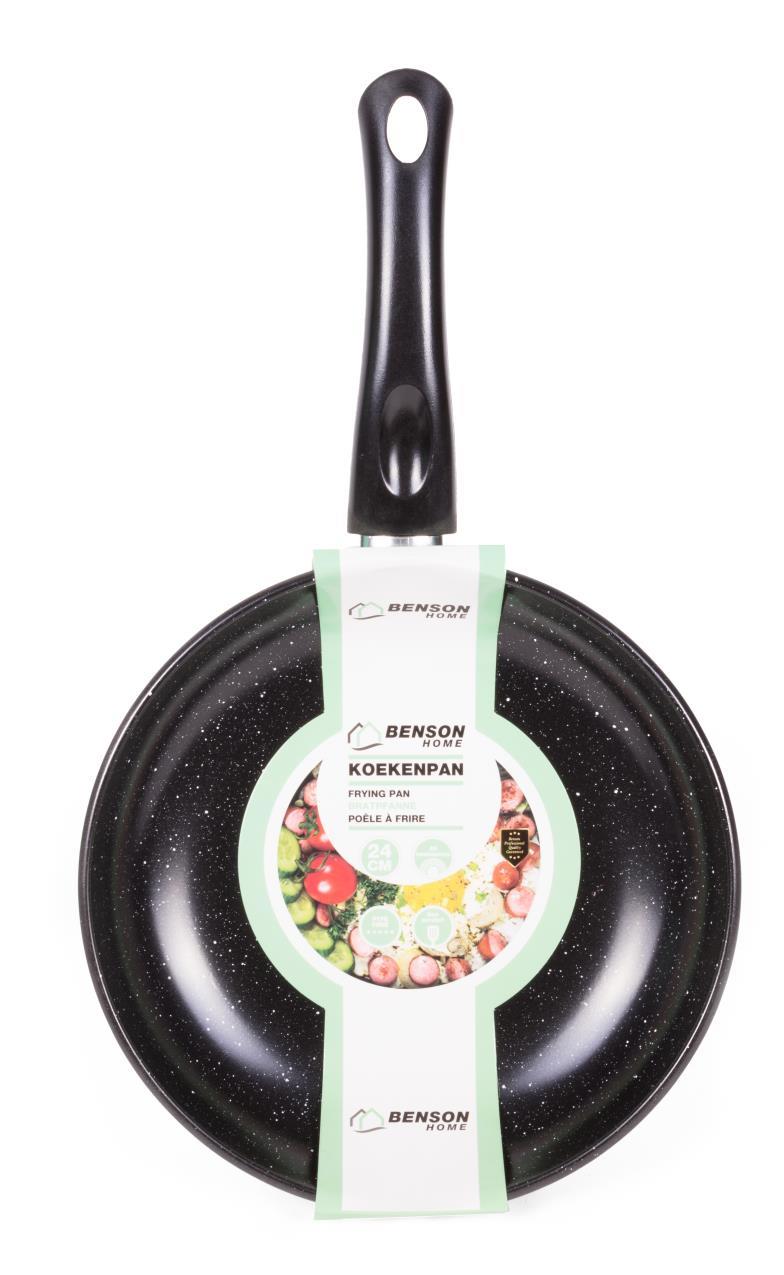 Koekenpan 24 cm marble non stick coating