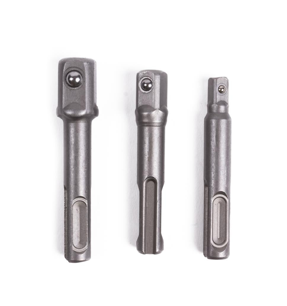 SDS+ adapter to socket 1/4-3/8-1/2"