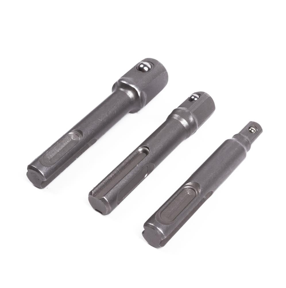 SDS+ adapter to socket 1/4-3/8-1/2"