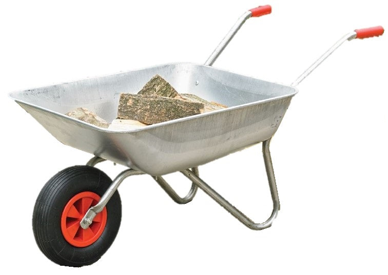 Wheelbarrow 65 ltr galvanized compact