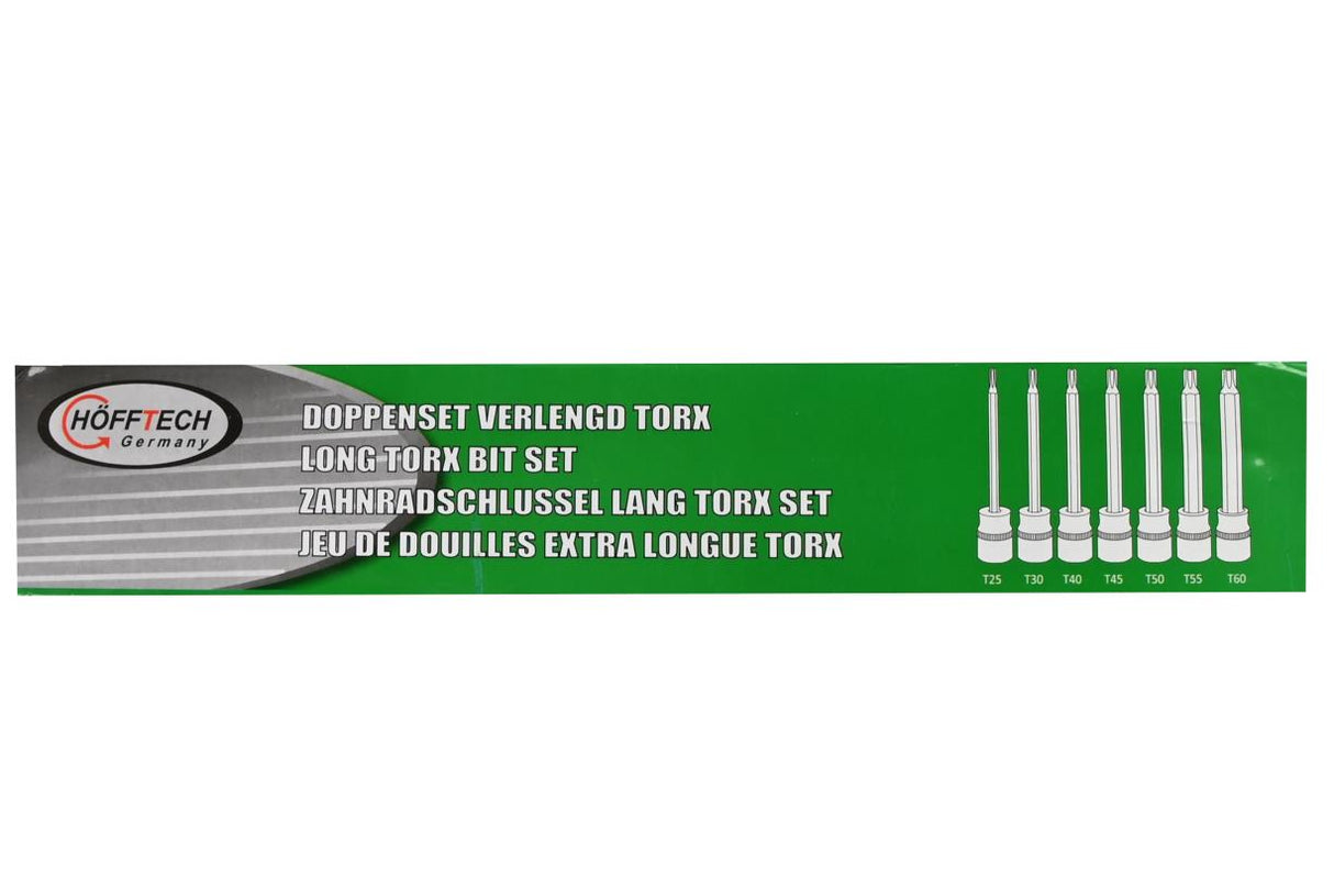 Steckschlüssel-Satz lang Torx 7-tlg 3/8''