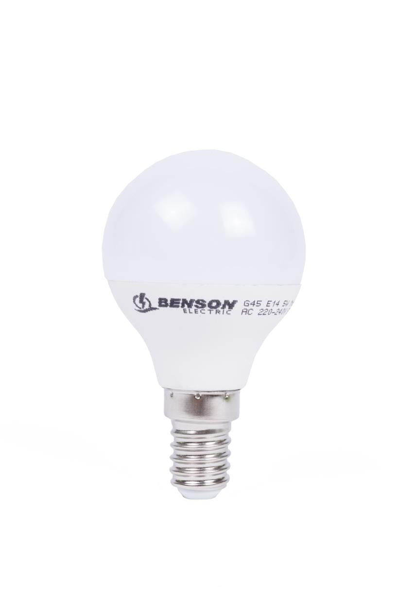 LED lamp bol G45 5W E14 dimbaar