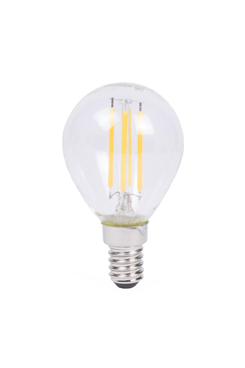 LED light bulb filament G45 4W E14 dimable