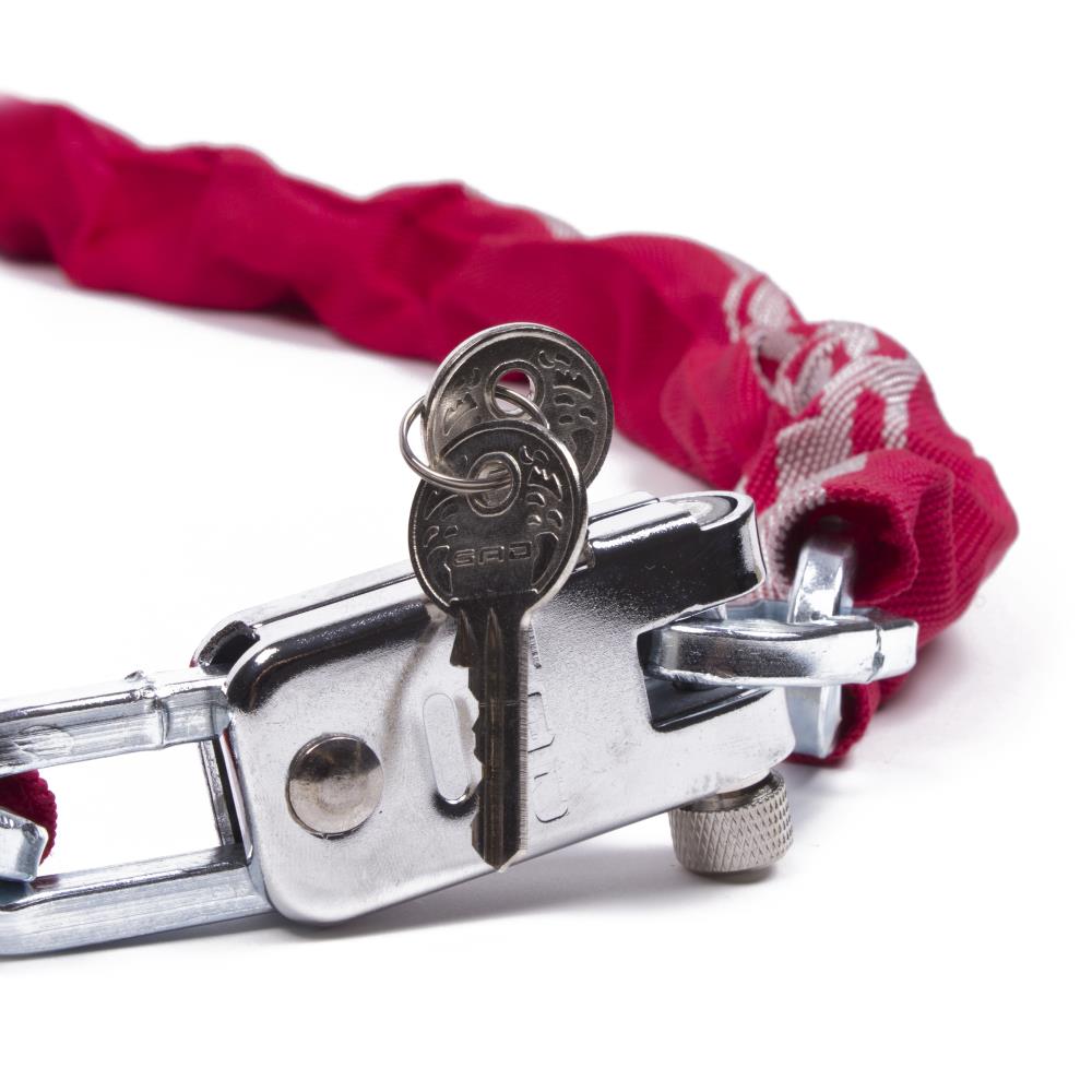 Chain padlock GAD matrix-sl 7 x 1100 mm red