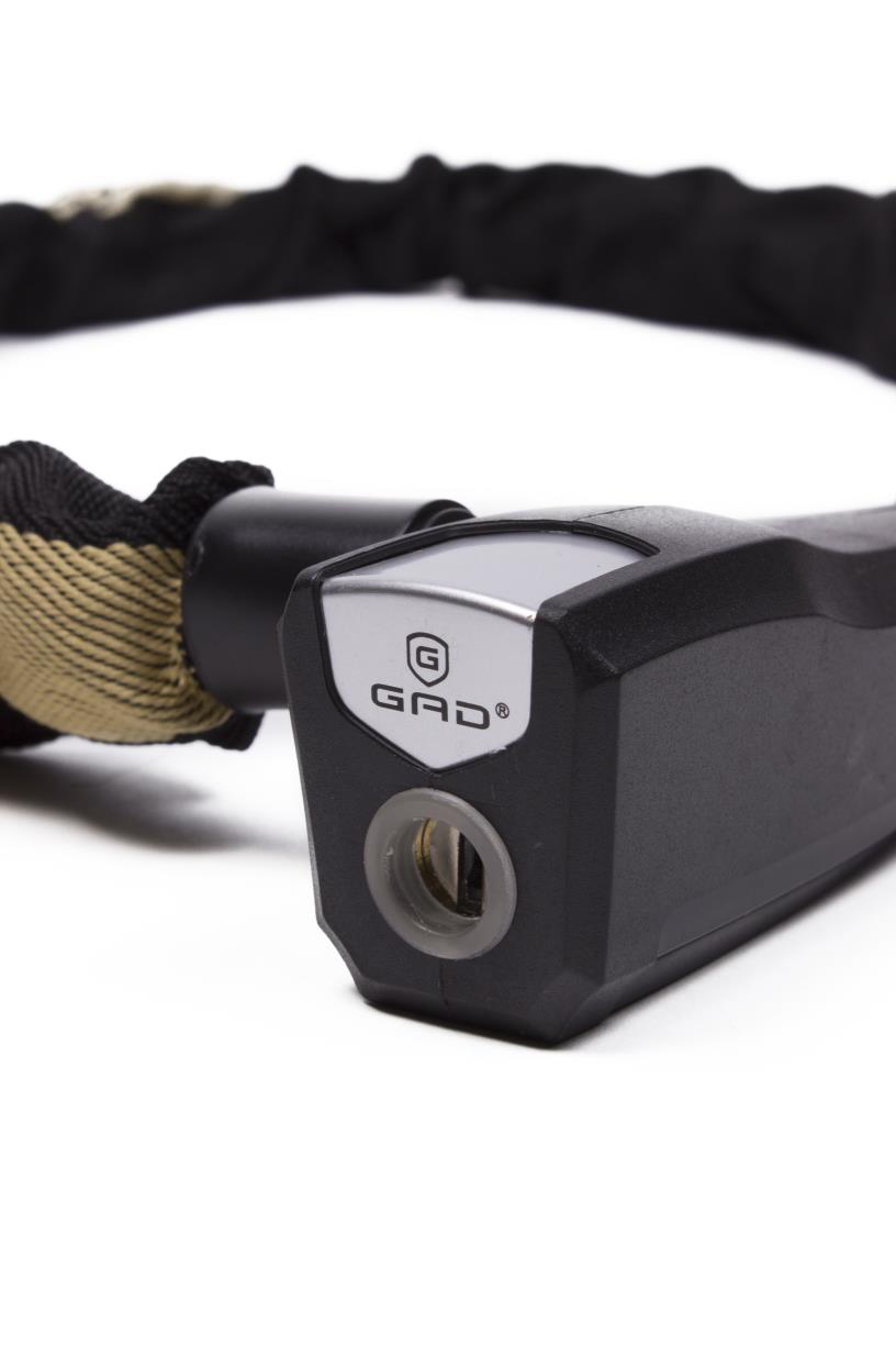 Chain padlock GAD-anitro 8 x 1100 mm black