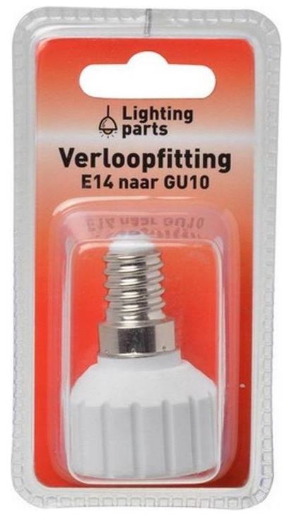 Verloop fitting E14 naar GU10