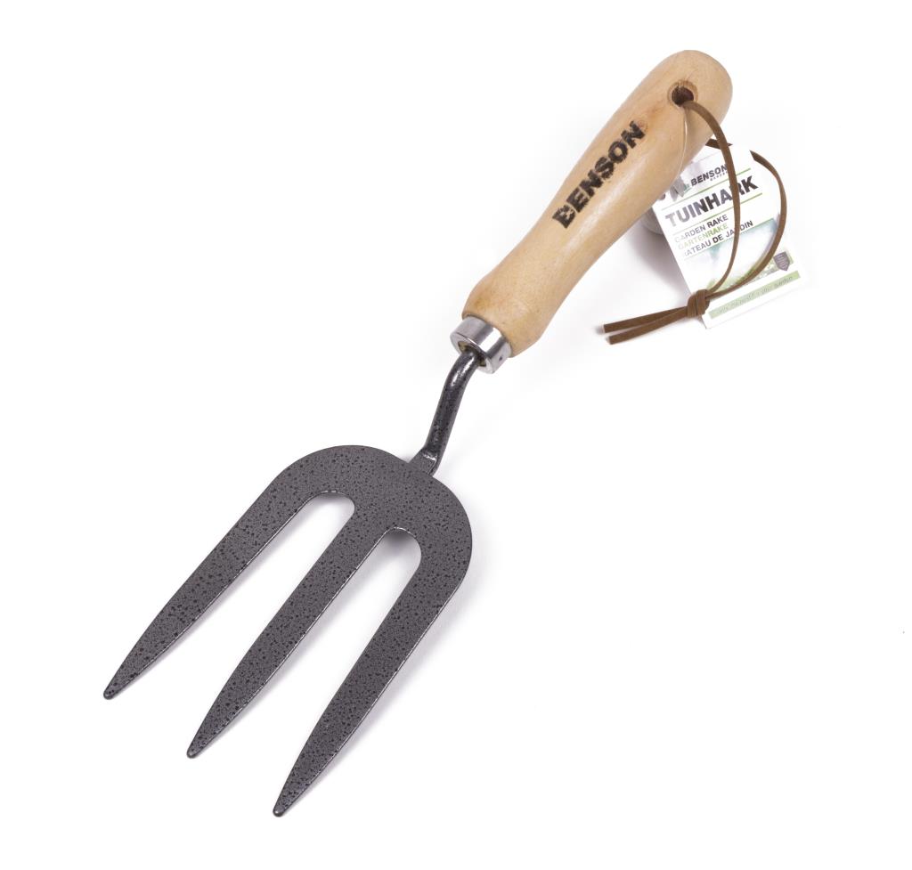 Tuinhark met houten handvat