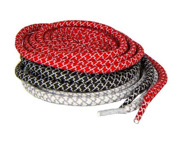 Reflective laces round grey 5 mm x 150 cm