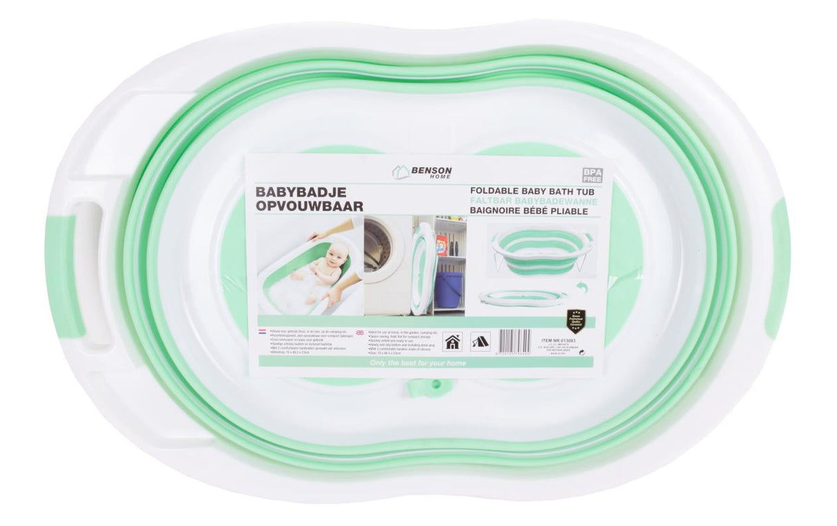 Baby bath tub foldable