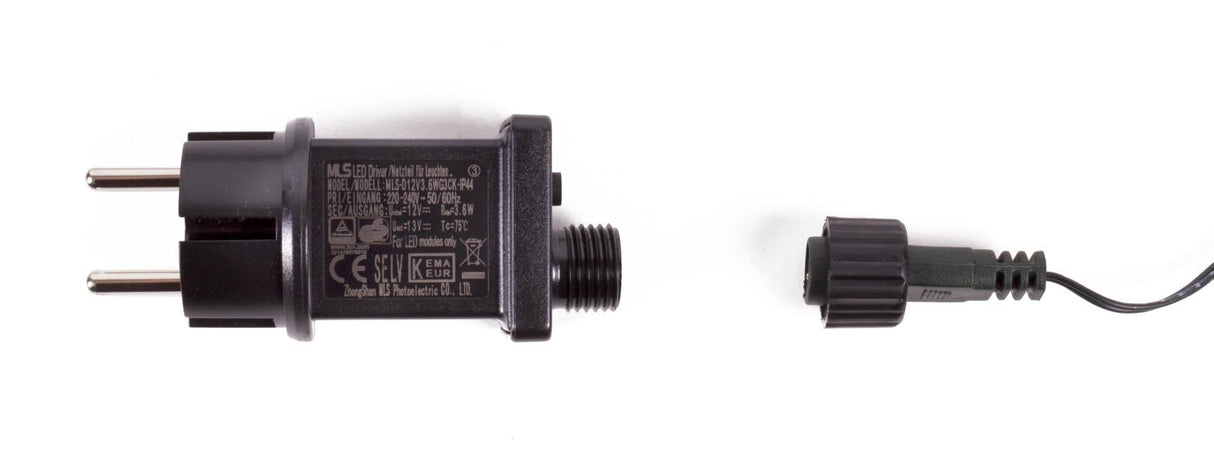 LED diamant lichtsnoer kleur 200 LED 24 mtr IP44