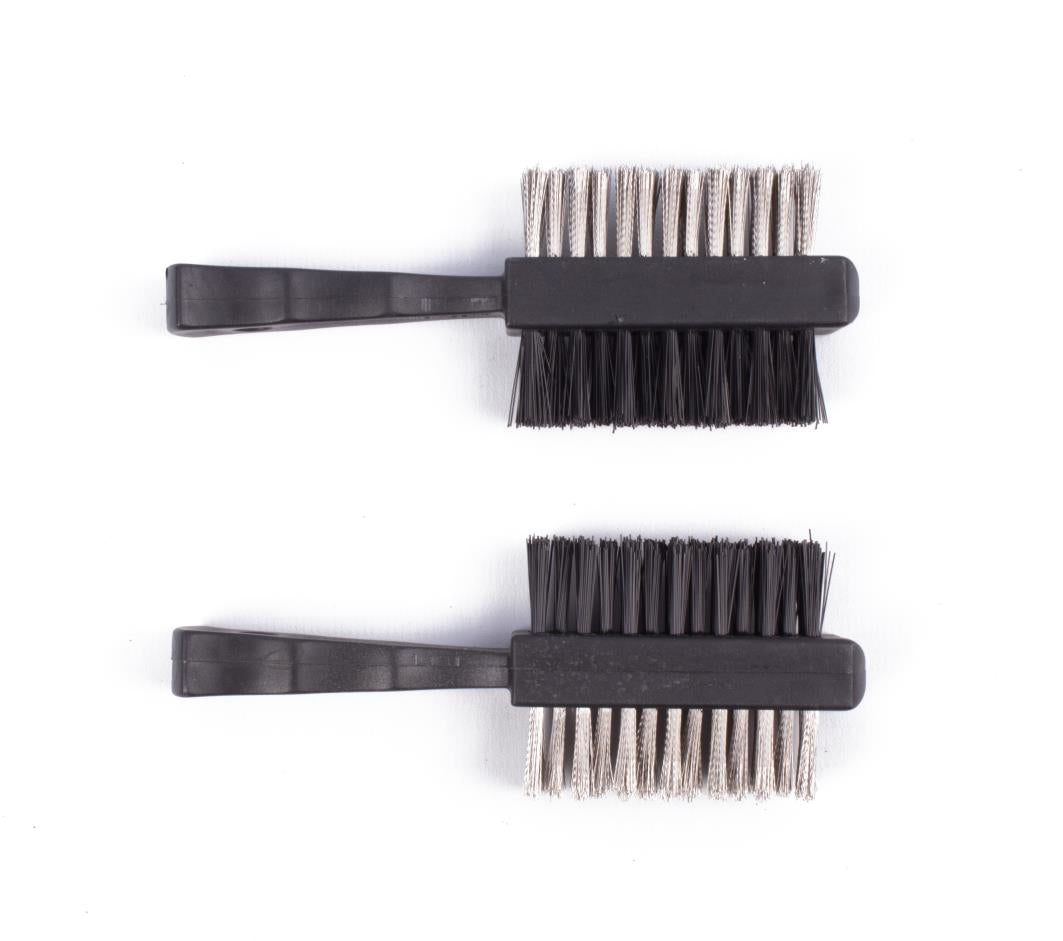 Set de brosses 2 pcs acier/ nylon