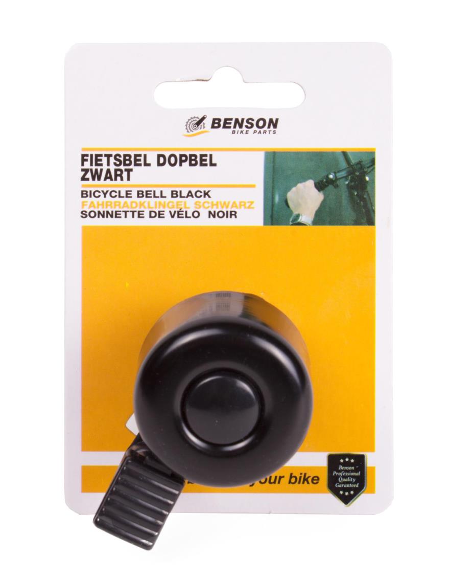 Sonnette de vélo mini 35 mm noir