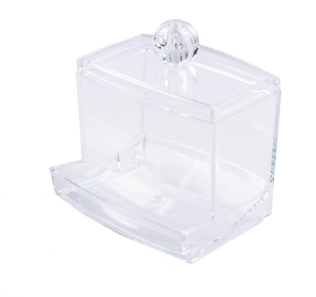 Organisateur cotons-tiges transparent