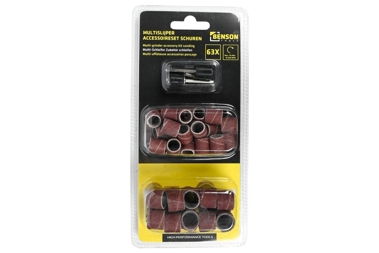 Multislijper accessoireset 63 dlg schuren