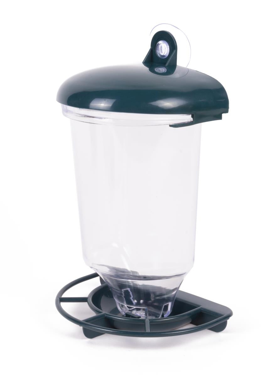 Bird feeder with suction cup 14 x 10.5 x 22.5 cm