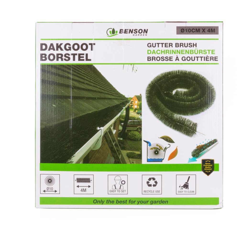 Gutter brush ø10 cm x 4 m