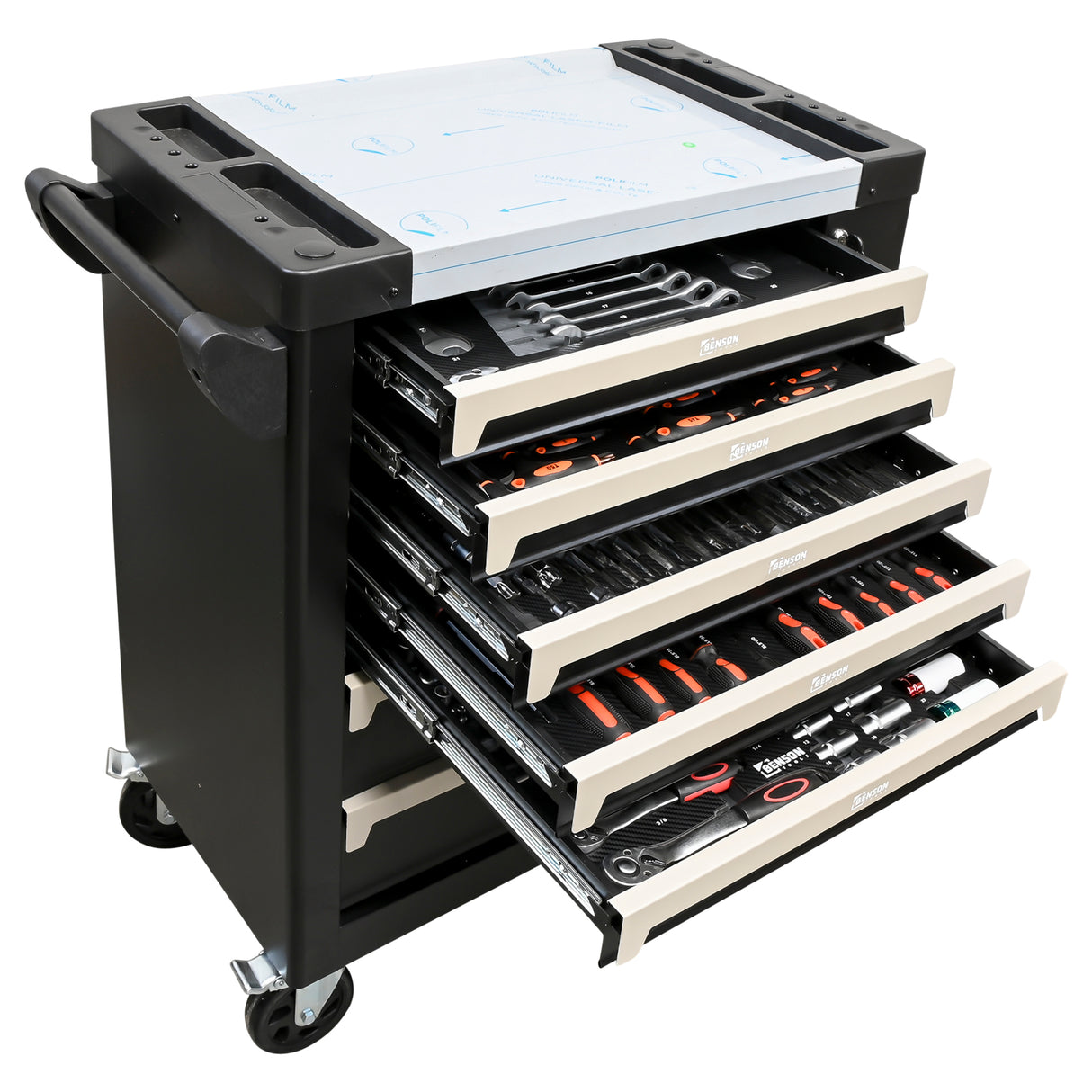 Tool trolley 7 drawers 250 pcs