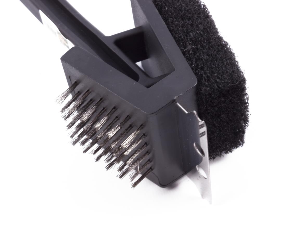 Brush bbq/ grill with handle 3-in-1