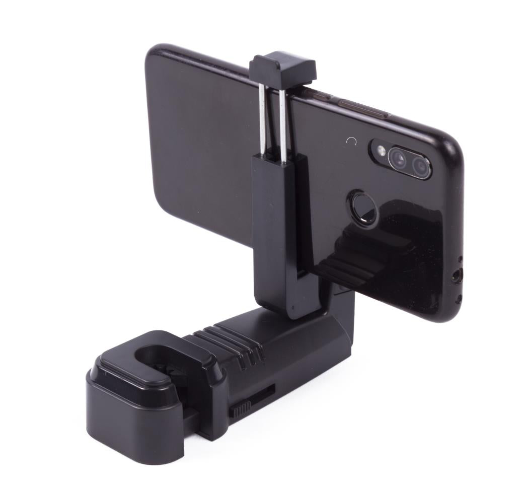 Phone holder + hook car headrest