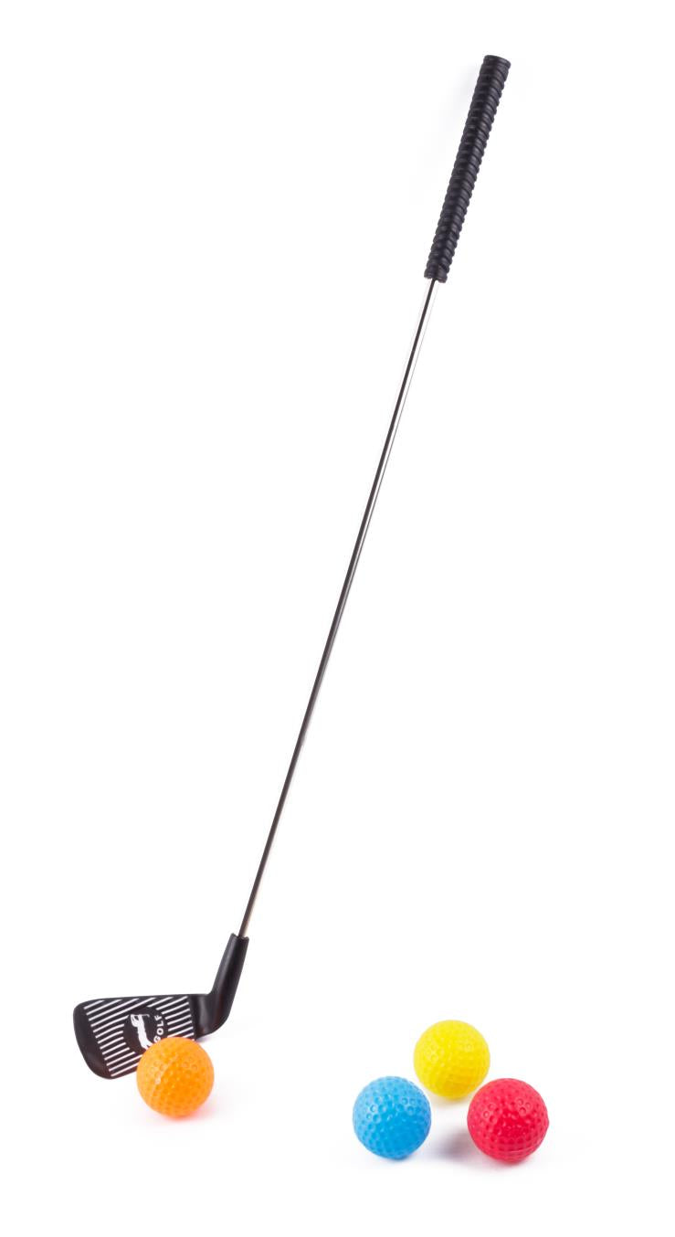 Golfset chipper + 4 ballen