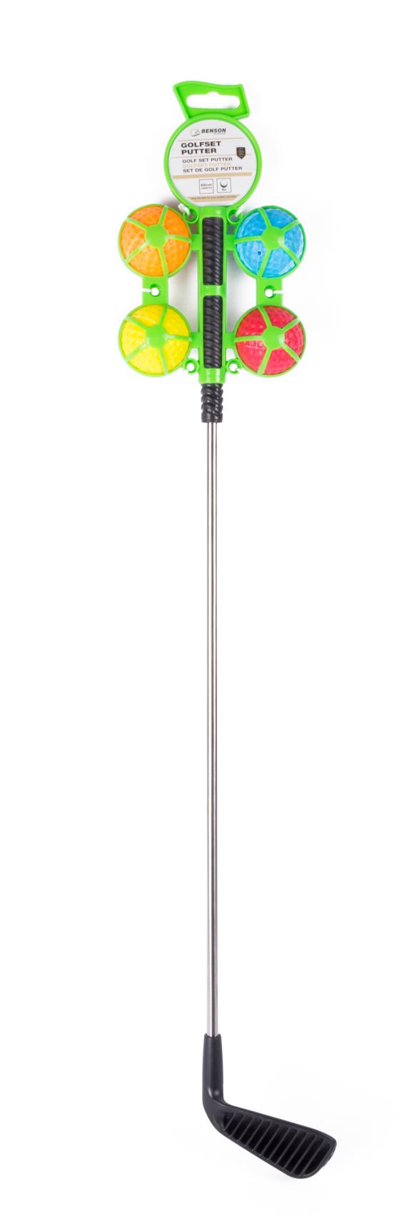 Golfset chipper + 4 ballen