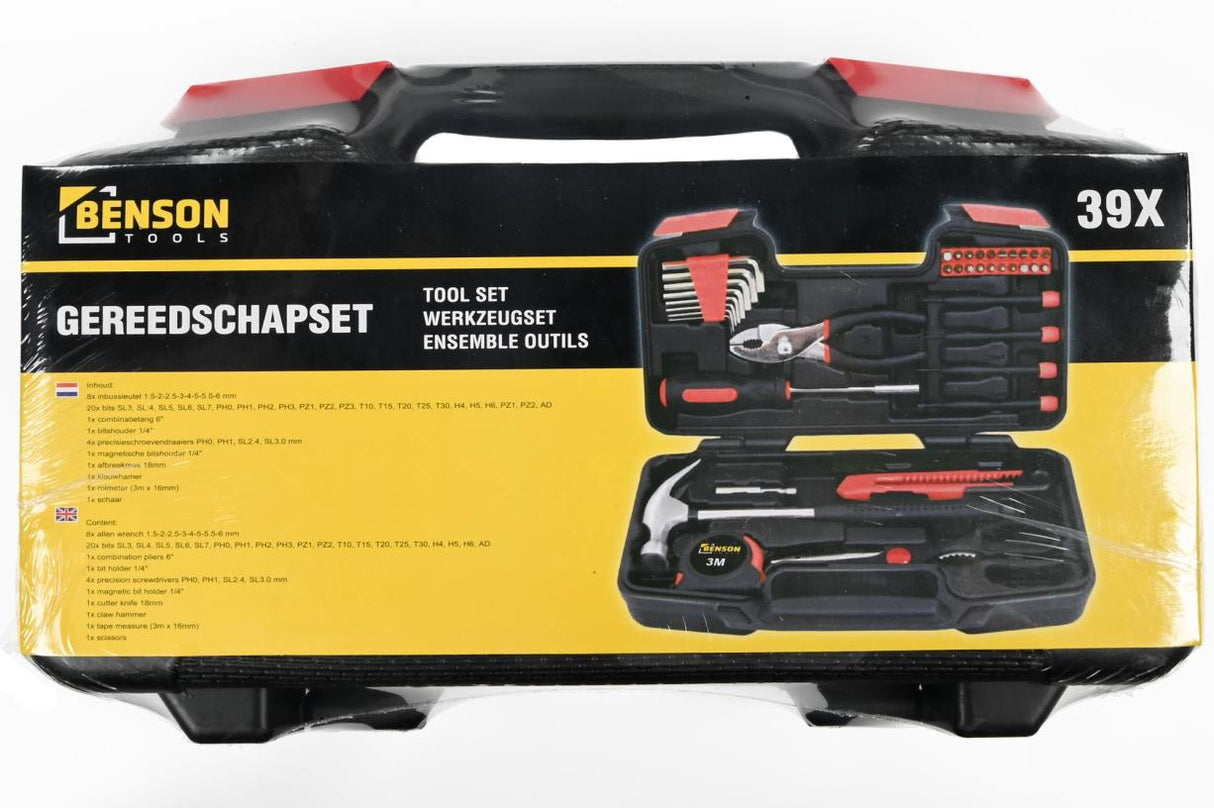 Tool set 39 pcs in case