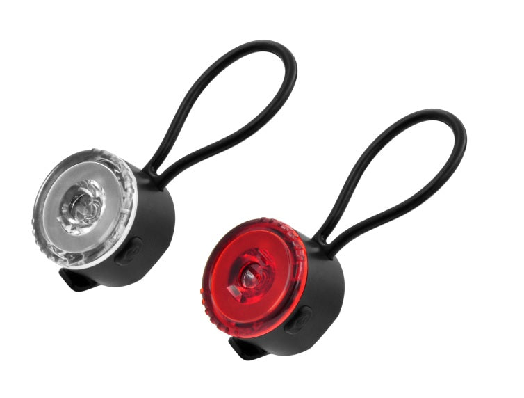Bike light LED 2 pcs round