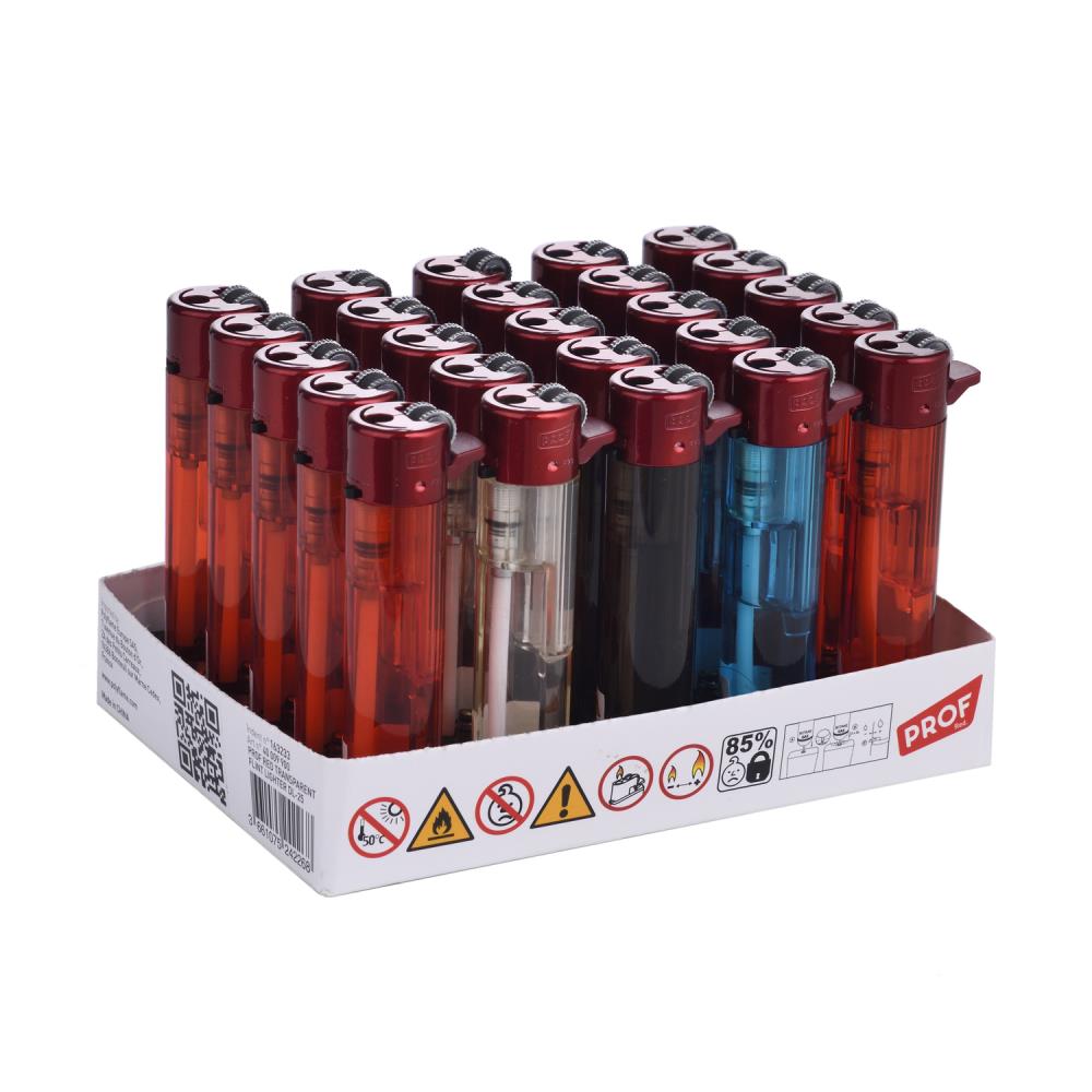 Briquet flint transparent