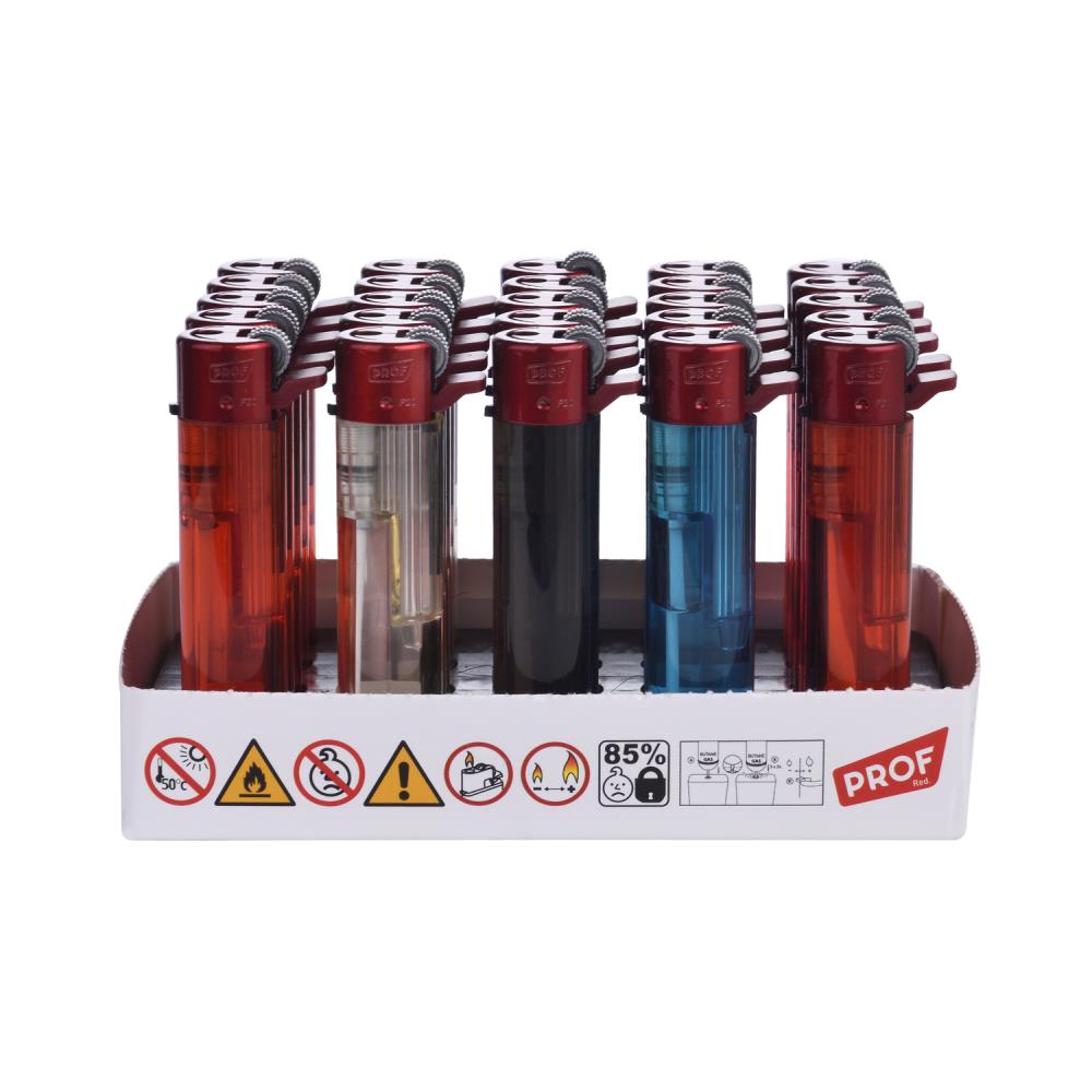 Briquet flint transparent