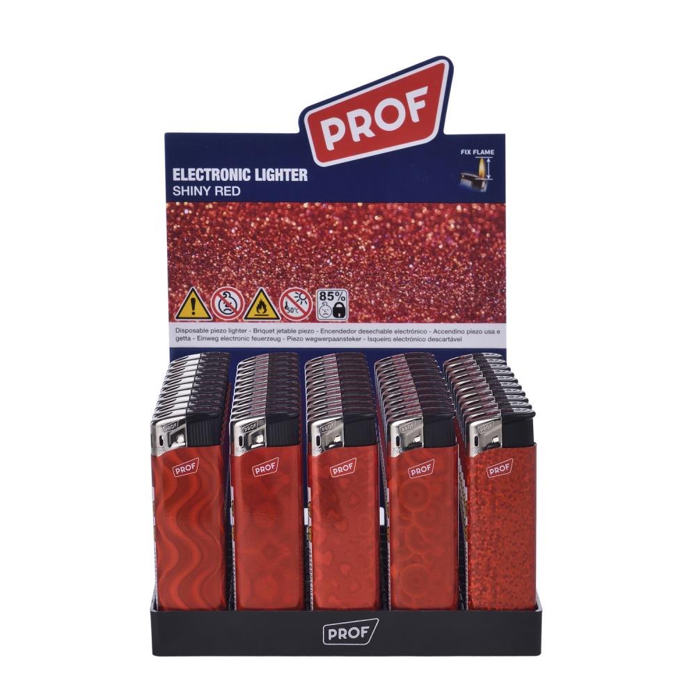 Briquet shiny red