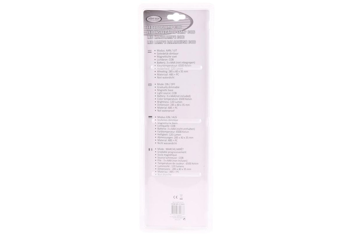 LED lampe baladeuse COB 120 lm 6500K 3 x AAA