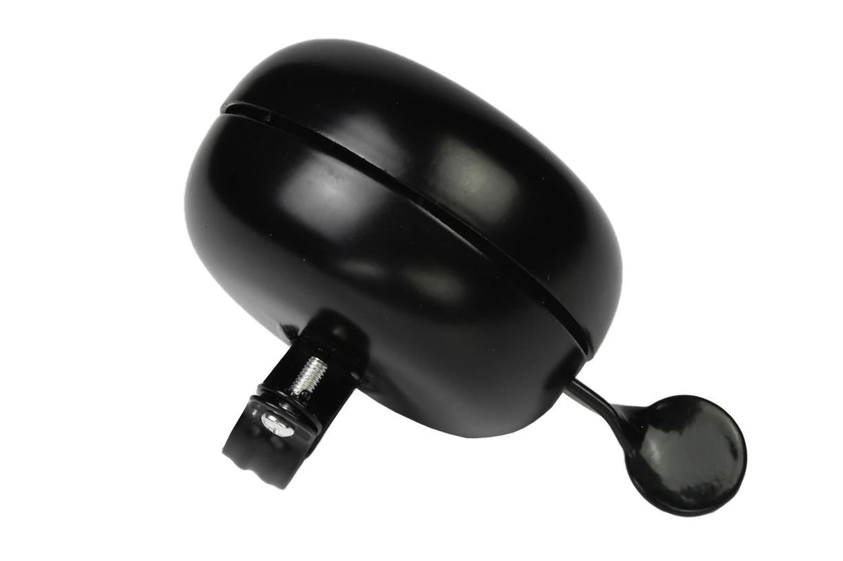 Sonnette de vélo ding-dong 80 mm noir mat