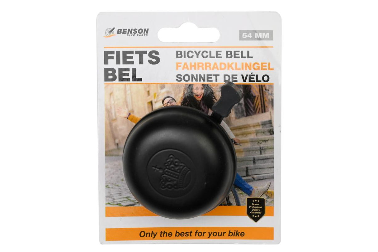 Bicycle bell 54 mm matt black