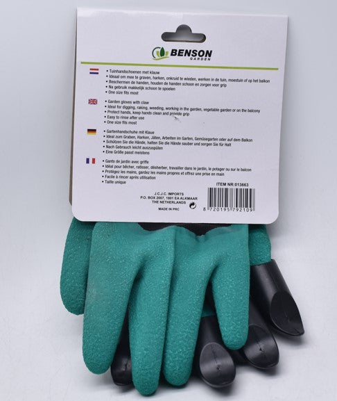 Tuinhandschoen met klauw