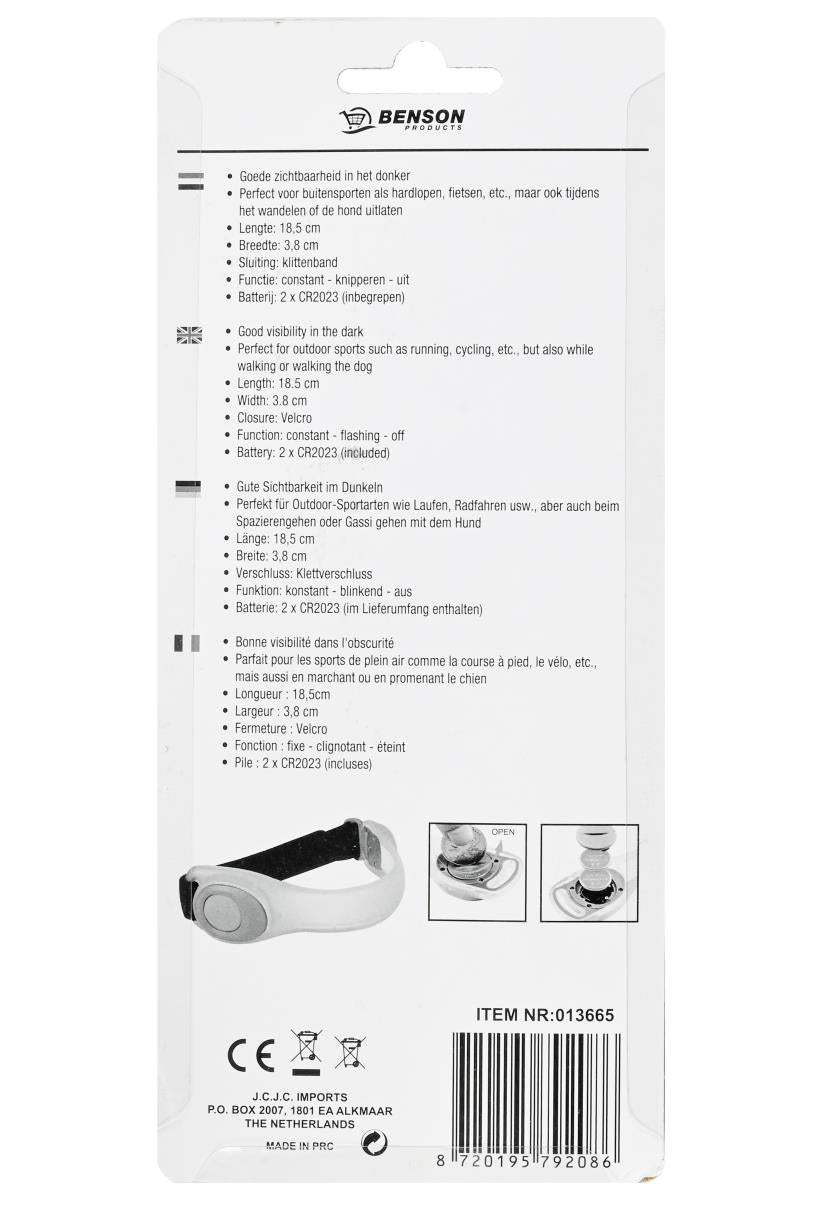 Bracelet de sécurité led