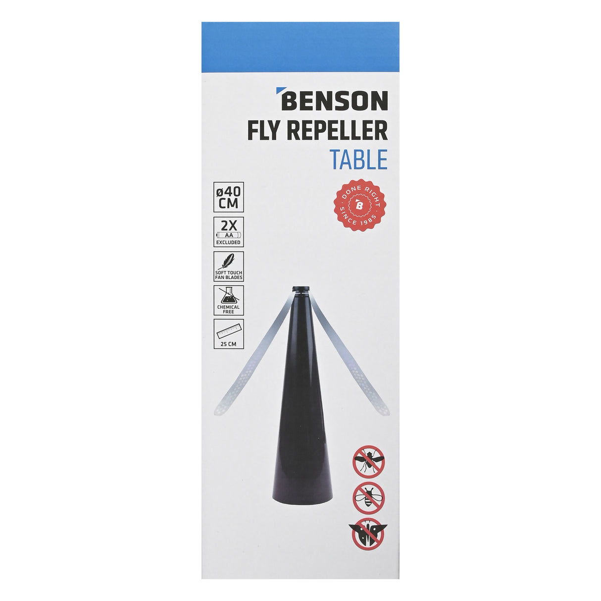 Fly repeller table